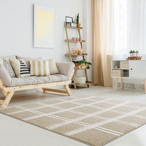 [130×190]アスワン ファブリーズラグ ノッカ 消臭抗菌 ベージュ CA660165