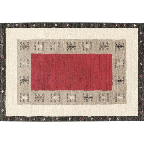 プレーベル ウイルトンラグ 「ヴォルテ2」 200×200cm ニューレッド ※遊び毛出にくい・防炎...