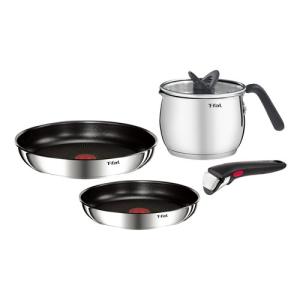 【在庫限り】ティファール(T-FAL) インジニオ・ネオ IHステンレス エモーション セット3+マルチポット シルバー L893S4