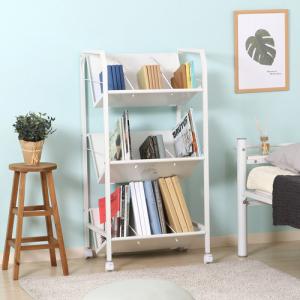 不二貿易 ファイルラック ファイルワゴン 3段 幅55×奥行40×高さ112cm