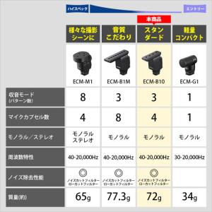 ソニー ECM-B10 ショットガンマイクロホンの詳細画像2