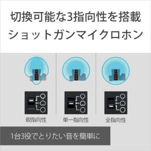 ソニー ECM-B10 ショットガンマイクロホンの詳細画像3