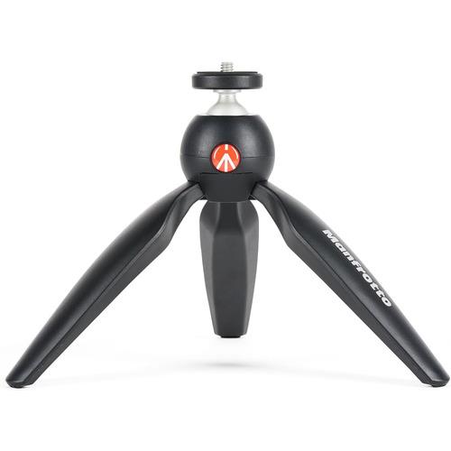 Manfrotto MTPIXIMII-B PIXI ミニ三脚 ボタン式ボールロック採用 伸縮なし ...