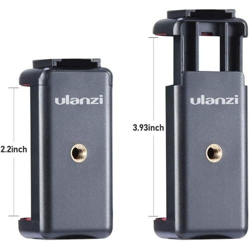 Ulanzi ST-07 スマートフォン三脚マウント 1764 コールドシュー付 ブラック
