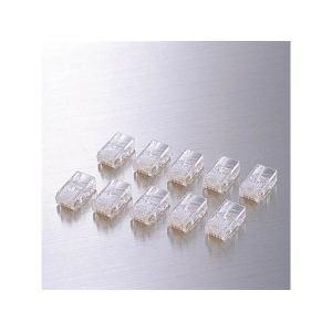 エレコム LD-RJ45T10A  RJ45コネクタ 10個 透明