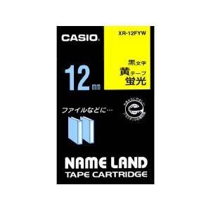 カシオ ネームランドテープ 36mm 白／黒文字 XR-36WE 1個 : イーヅカ