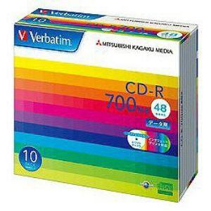 バーベイタム(Verbatim) SR80SP10V1 48倍速対応 データ用CD-Rメディア イン...