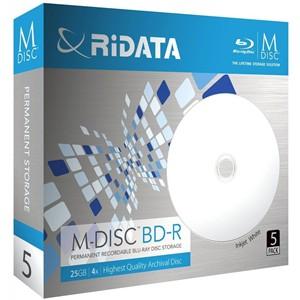 【ヤマダデンキ】RiDATA M-BDR25GB.PW5P M-DISC BD-R 4倍速 25GB...