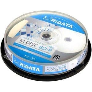 【ヤマダデンキ】RiDATA M-BDR25GB.PW10SP M-DISC BD-R 4倍速 25GB 10枚スピンドルケース｜yamada-denki
