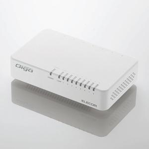 エレコム EHC-G08PA2-JW 1000BASE-T対応スイッチングハブ 8ポート ホワイト｜ヤマダデンキ Yahoo!店