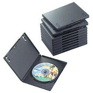 ケース エレコム CD DVD CCD-DVD03BK DVDトールケース(1枚収納×10枚セット・...