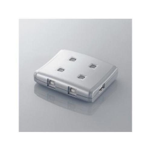 エレコム USS2-W4 USB2.0手動切替器 4切替