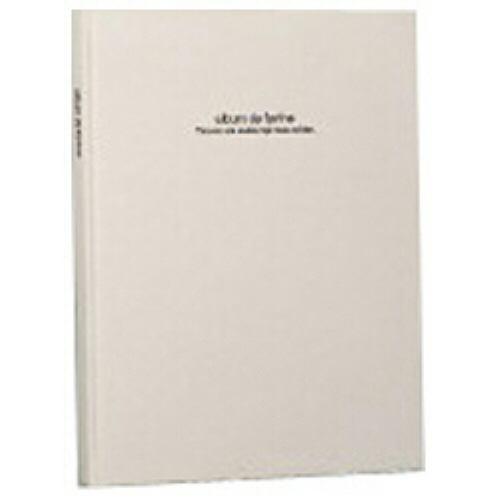 ナカバヤシ アH-A4PB-181-W 100年台紙アルバム「ドゥ ファビネ」（A4ノビ台紙）　