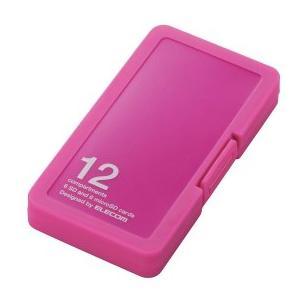 エレコム CMC-SDCPP12PN SD／microSDカードケース プラスチックタイプ ( SD...