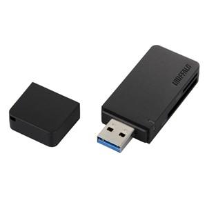 バッファロー BSCR26TU3BK USB3.0&ターボPC EX対応 カードリーダー／ライター ブラック｜yamada-denki