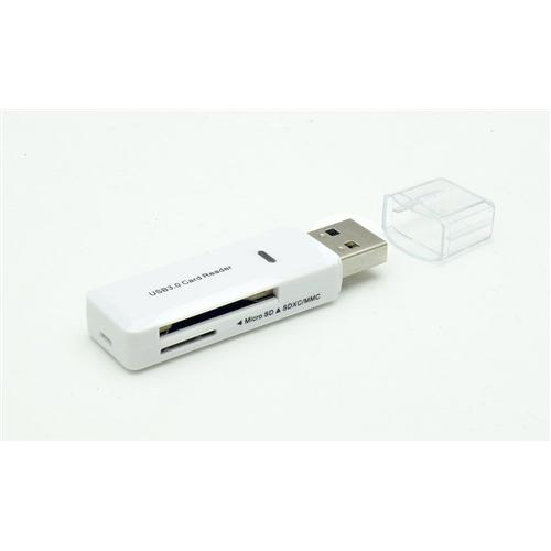 フリーダム FCR-U3SDWH USB3.0対応カードリーダ   ホワイト