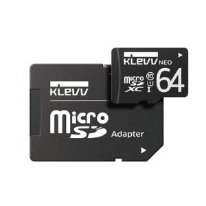 ESSENCORE DRK064GUSD3U1NAY microSDXCカード UHS-I　Class10 　SD変換アダプタ付属 KLEVV NEO 64GB ブラック