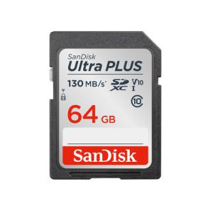 【推奨品】サンディスク SDSDUW3-064G-JNJIN SDXC UHS-I カード ウルトラ プラス 64GB｜yamada-denki