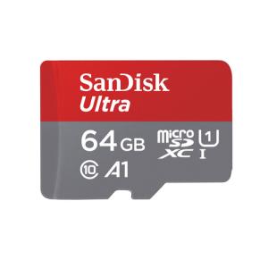 【推奨品】サンディスク サンディスク ウルトラ microSDXC UHS-Iカード 64GB SDSQUAR-064G-JN3MA｜yamada-denki