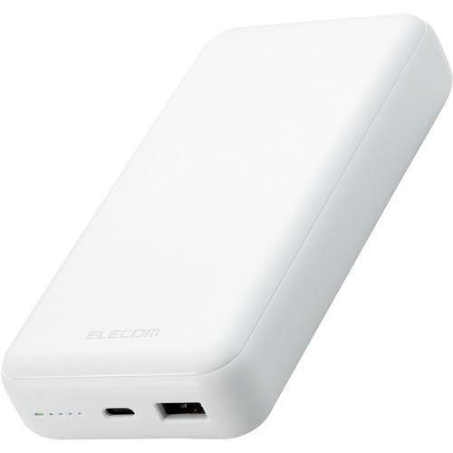 エレコム DE-C34-20000WH モバイルバッテリー 20000mAh USB Power D...