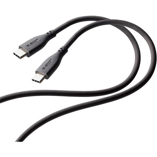 エレコム MPA-CCSS20GY USB-C to USB-C 充電ケーブル 2m PD対応 最大...