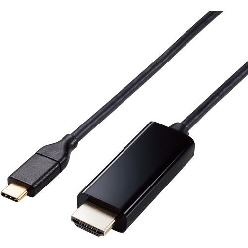 エレコム MPA-CHDMI20BK 映像変換ケーブル／USB Type-C-HDMI／ミラーリング...