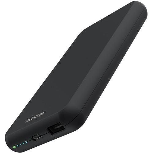 エレコム DE-C38-10000BK モバイルバッテリー 10000mAh 大容量 15W 3A ...