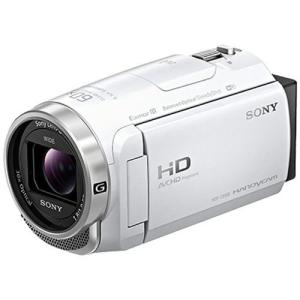 SONY ビデオカメラ Handycam 光学ズーム30倍 64GB ホワイト HDR-CX680W 