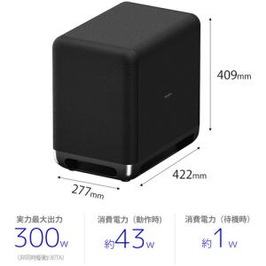 ソニー SA-SW5 サブウーファー ブラックの詳細画像1