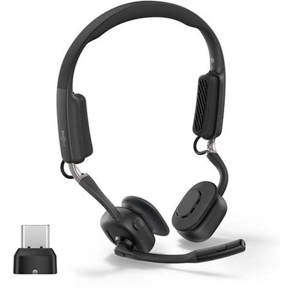 ショックス ワイヤレス 骨伝導イヤホン Bluetooth+専用ドングルUSB Type-C 最大1...