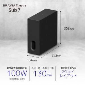 ソニー SASW7 サブウーファー バスレフ型...の詳細画像1