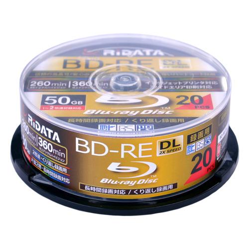 RiDATA BD-RE260PW2X.20SPA 録画用BD-RE DL くり返し録画用 （片面2...