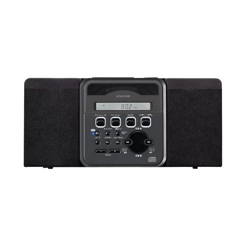 コイズミ SAD-4350／K ステレオCDシステム 壁掛け対応 ワイドFM対応 ブラック