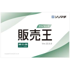ソリマチ 販売王22販売・仕入・在庫 インボイス制度対応版 3ライセンスパック｜yamada-denki