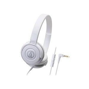 ATH-S100iS WH スマートフォン用ポータブルヘッドホン ホワイト