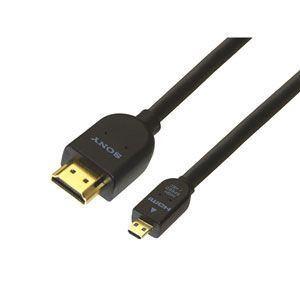 ソニー DLC-HEU20A HDMI-マイクロHDMIケーブル 2.0m ハイスピード イーサネッ...