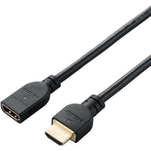 エレコム DH-HDEX10BK HDMI 延長 ケーブル 1m 4K 60p 金メッキ Fire ...