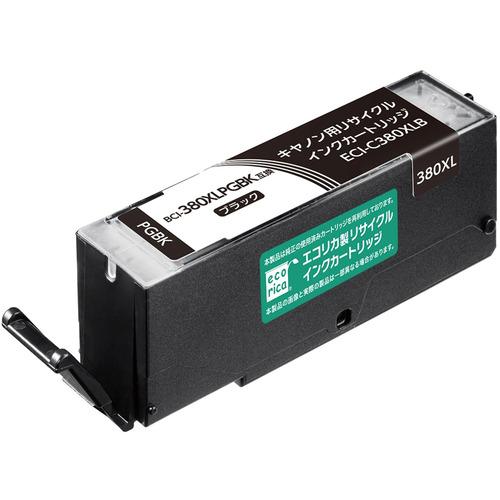 エレコム ECI-C380XLB エコリカインク CANON BCI-380XLPGBK リサイクル...