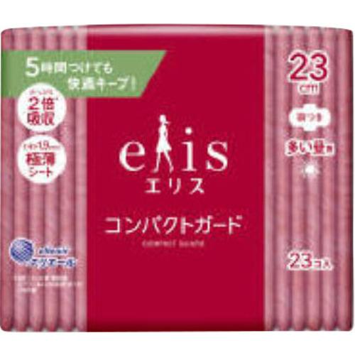大王製紙 エリス コンパクトガード 多い昼用 羽つき 23枚