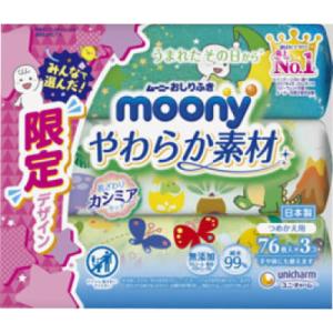 ユニ・チャーム ムーニー おしりふき やわらか素...の商品画像