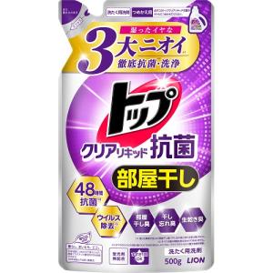ライオン トップ クリアリキッド 抗菌 詰め替え 液体用洗剤 500g｜yamada-denki