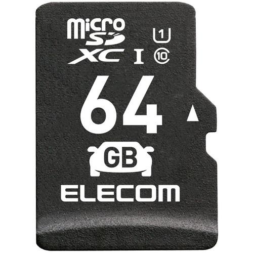 【推奨品】エレコム MF-DRMR064GU11 microSDXCカード／車載用／高耐久／UHS-...