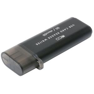 ミヨシ USR-CSD3／BK SDカードリーダ・ライタ USB3.2Gen1対応 USB Type-C コンパクト ブラック USRCSD3／BK｜yamada-denki