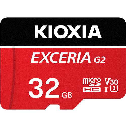 KIOXIA KMU-B032GR microSDカード EXCERIA G2 32GB KMUB0...