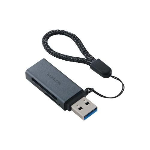 エレコム MR3-D20BK USB-A カードリーダー 2in1 SD／microSD 高速転送 ...