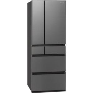 【無料長期保証】パナソニック NR-F556WPX-H パーシャル搭載6ドア冷蔵庫(550L・フレンチドア) エコナビ/ナノイーX搭載 ミスティスチールグレー(フロスト加工)