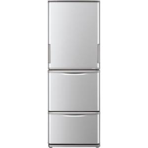 冷蔵庫 シャープ 2人暮らし SJ-W352F-S 3ドア冷蔵庫 (350L・左右開き) シルバー系【沖縄・離島はお届けできません】