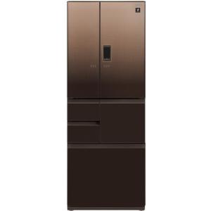 【無料長期保証】冷蔵庫 シャープ 500L以上 SJ-AF50G-T 6ドアプラズマクラスター冷蔵庫 (502L・電動フレンチドア) グラデーションファブリックブラウン
