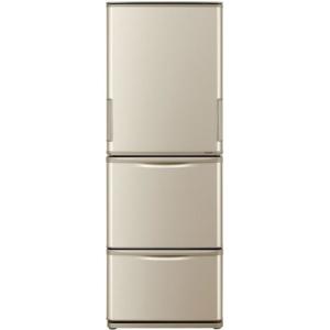 シャープ SJW353GN 3ドア冷蔵庫 (350L・左右フリー) ゴールド系