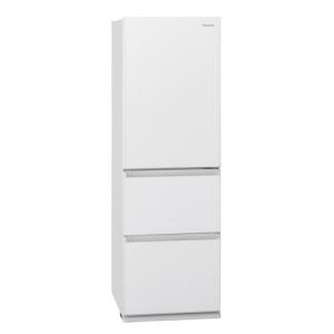 【無料長期保証】パナソニック NR-C372GN-W 3ドアスリム冷凍冷蔵庫 (365L・右開き) スノーホワイト